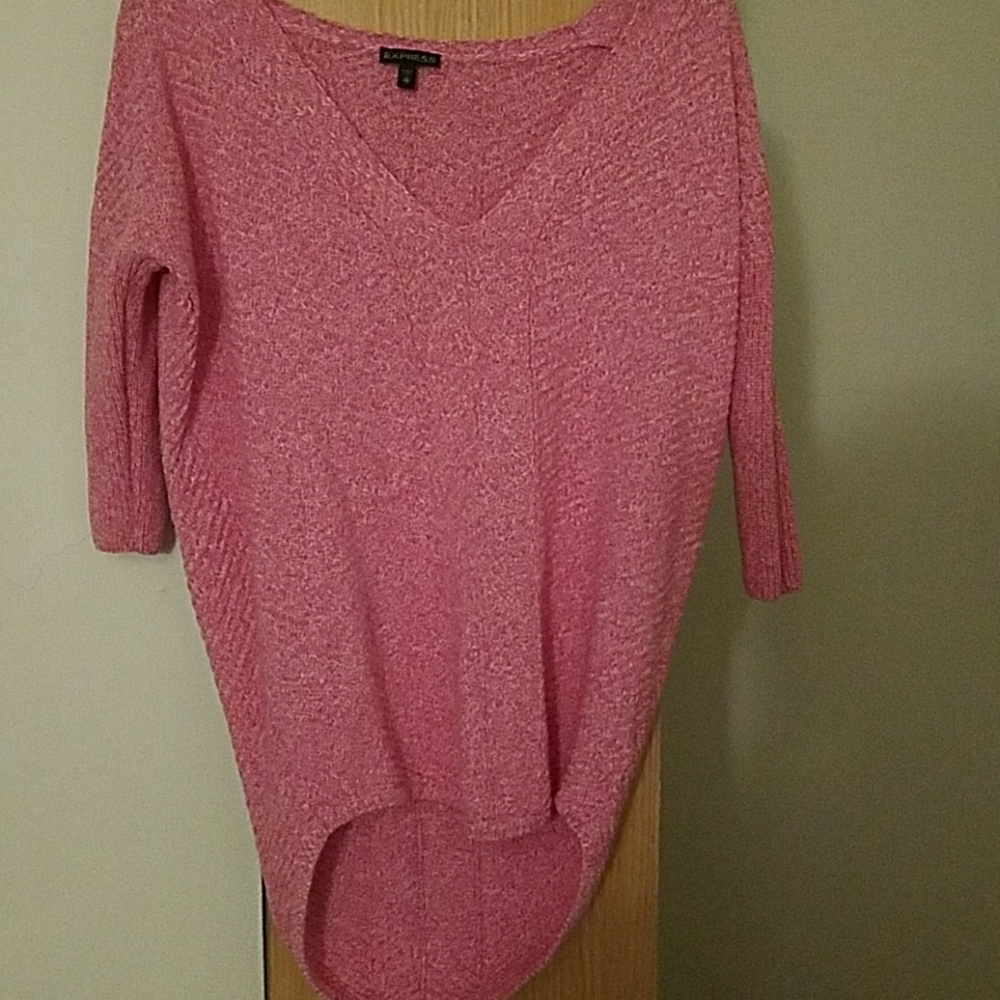 Express low v neck sweater